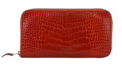 Hermes Azap Classique Wallet In Alligator Rouge De Coeur, X (2016), B, 2*
